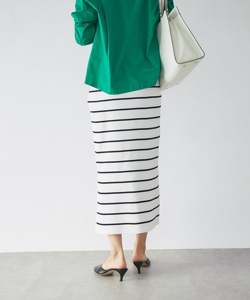 「RIVE DROITE」 タイトスカート 38 オフホワイト レディース_画像5