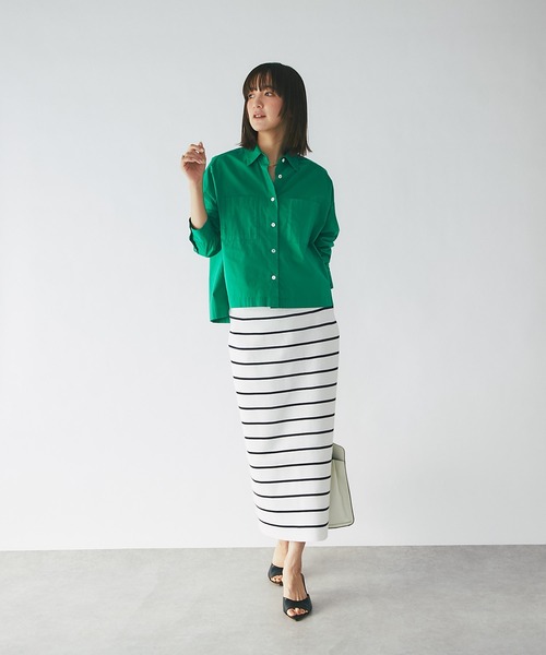 「RIVE DROITE」 タイトスカート 38 オフホワイト レディース_画像6