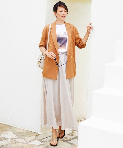 「23区」 フレアスカート 38 ピンク レディース_画像3