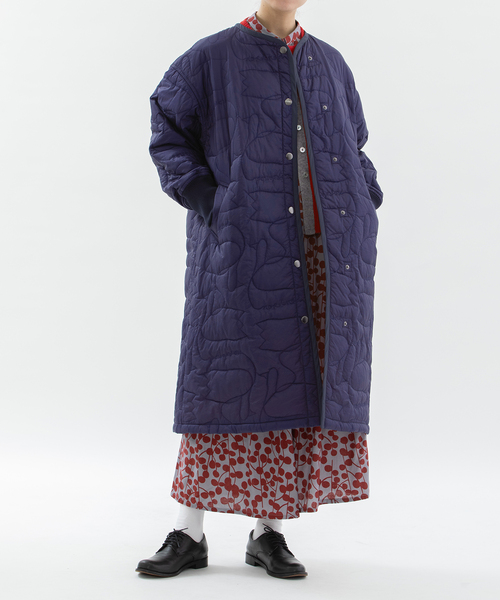 nop de nod（ノップドゥノッド） コート アウター ノーカラースワン