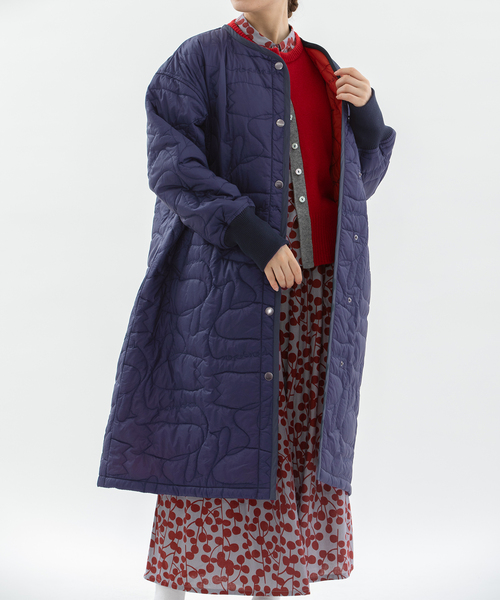 nop de nod（ノップドゥノッド） コート アウター ノーカラースワン