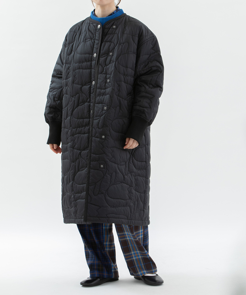 nop de nod（ノップドゥノッド） コート アウター ノーカラースワン