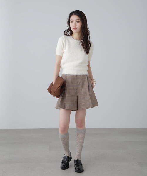 「FREE'S MART」 半袖ニット FREE ホワイト レディース_画像7