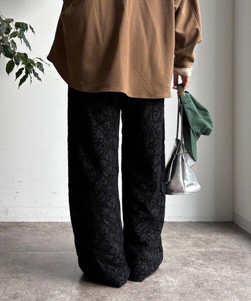 DouDou（ドゥドゥ） パンツ 「WEB限定」起毛レースイージーパンツ