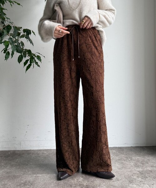 DouDou レースパンツ セール】ピグメントレースパンツ（その他パンツ）｜DouDou（ドゥドゥ