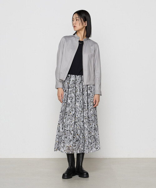 極美品◇K.Tキヨコタカセ 定価3.6万 フラワー刺繍 レース ブルゾン 15号 K.T キヨコ タカセ（K.T KIYOKO TAKASE）｜ジャケット・コート一覧1