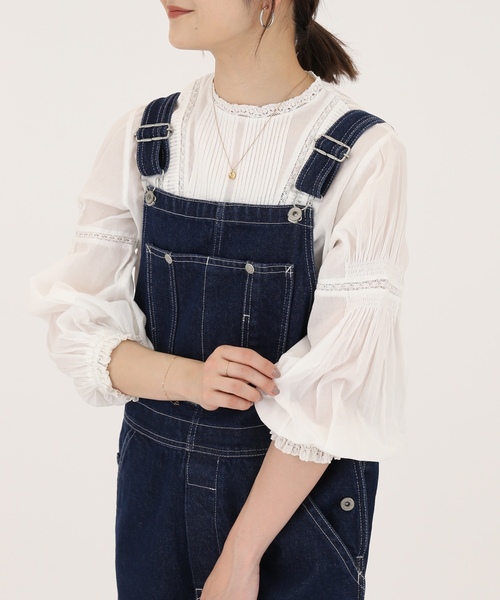 「SLOBE IENA」 長袖ブラウス FREE ブラック レディース_画像2