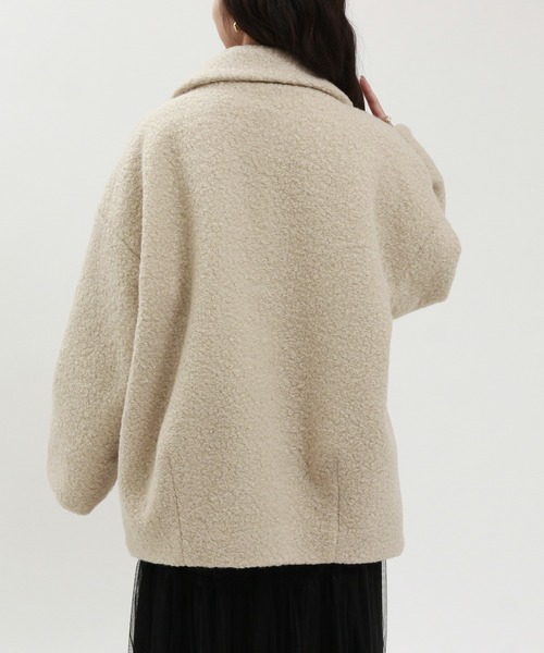 「LOUISE ODIER」 ピーコート MEDIUM モカ レディース_画像5