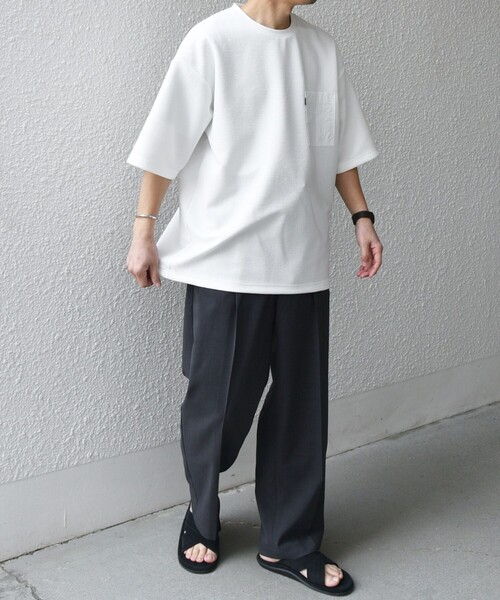「SHIPS any」 半袖Tシャツ X-LARGE ブラック メンズ_画像3