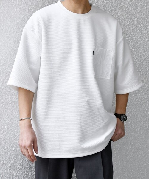 「SHIPS any」 半袖Tシャツ X-LARGE ブラック メンズ_画像5