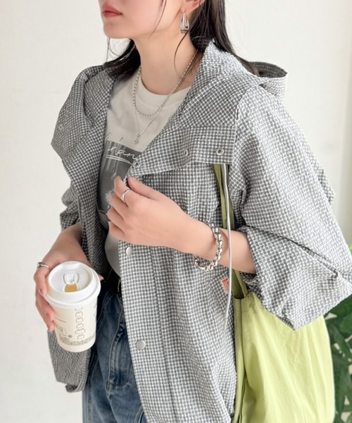 Java ブルゾン アウター ジャバコラボ」爽やか感度100％、大人可愛い
