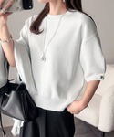 tシャツ 半袖 秋を先取り袖きらり、きちんと魅...の詳細画像4