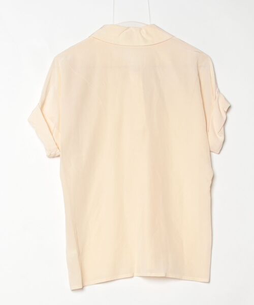 「GIANNI VERSACE」 半袖ポロシャツ 38 ベージュ レディース_画像2