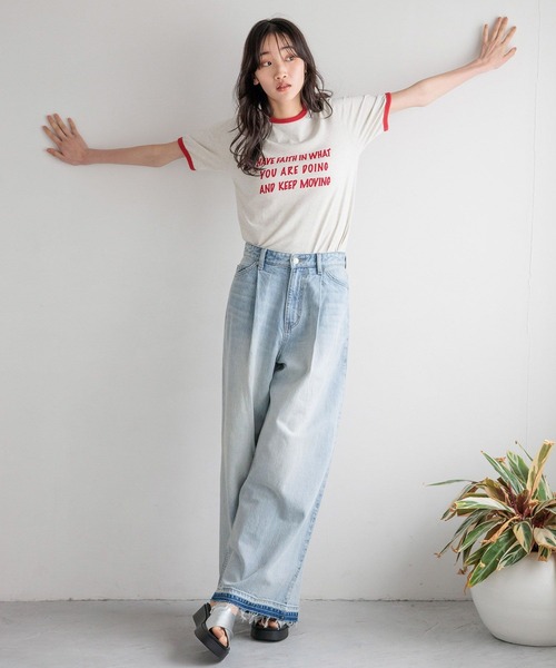 「LOWRYS FARM」 フラットサンダル MEDIUM シルバー レディース_画像3