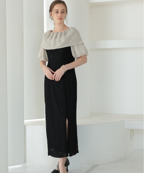 「PREFERIR」 半袖ワンピース SMALL ブラック レディース_画像5