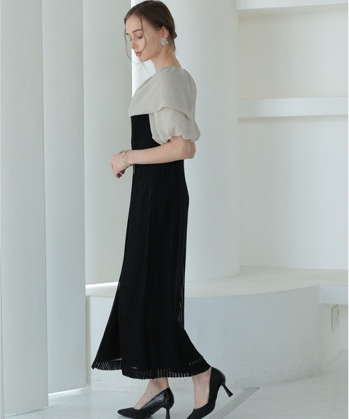 「PREFERIR」 半袖ワンピース SMALL ブラック レディース_画像7