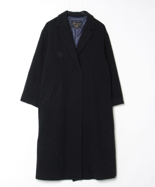 SLOBE IENA」 ノーカラーコート 38 ネイビー レディース IENA」 ノー 