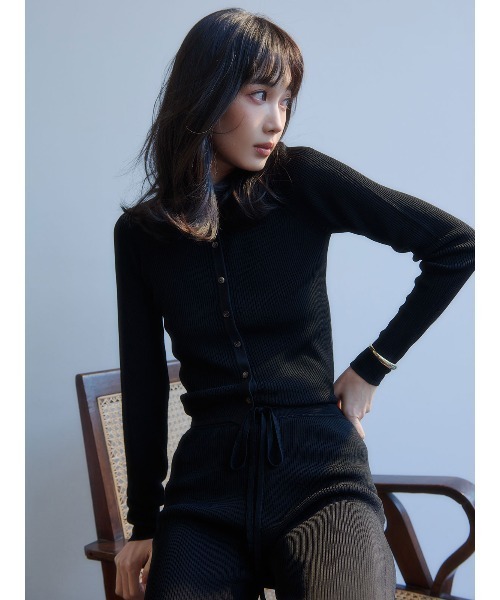 anuans（アニュアンス） パンツ リュクスビスコースニットパンツ