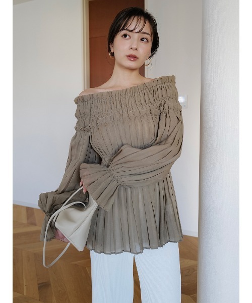 anuans（アニュアンス） パンツ リュクスビスコースニットパンツ