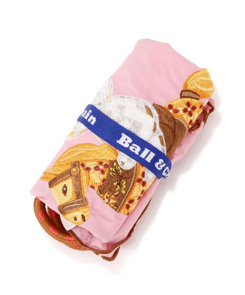 ANA × Ball & Chain ピンクエコバッグMサイズ Ball＆Chain（ボールアンドチェーン） エコバッグ ROCKING HORSE/M