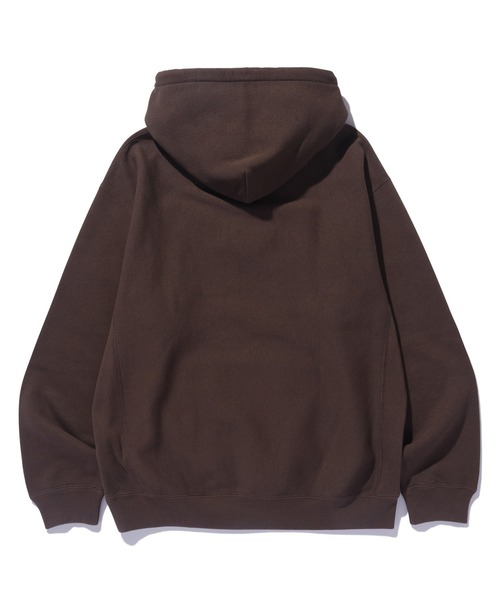 「Champion」 プルオーバーパーカー L ブラウン メンズ