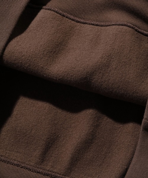 「Champion」 プルオーバーパーカー L ブラウン メンズ