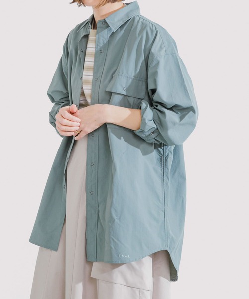 「BURLAP OUTFITTER」 長袖シャツ LARGE グレー メンズの画像