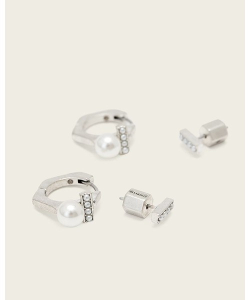 ピアス NELLIE HUGGIE EARRING SET | NELLIE ハギー イヤリング・ピアス セット レディースの画像