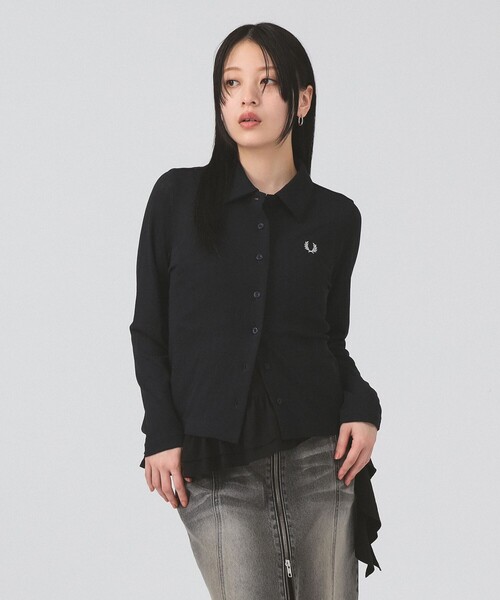 FRED PERRY × Ray BEAMS / 別注 シアー シャツ FRED PERRY × Ray BEAMS