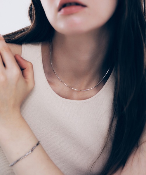 ネックレス 「silver925」 BOX ChainNecklace /ボックスチェーンネックレス レディース メンズ