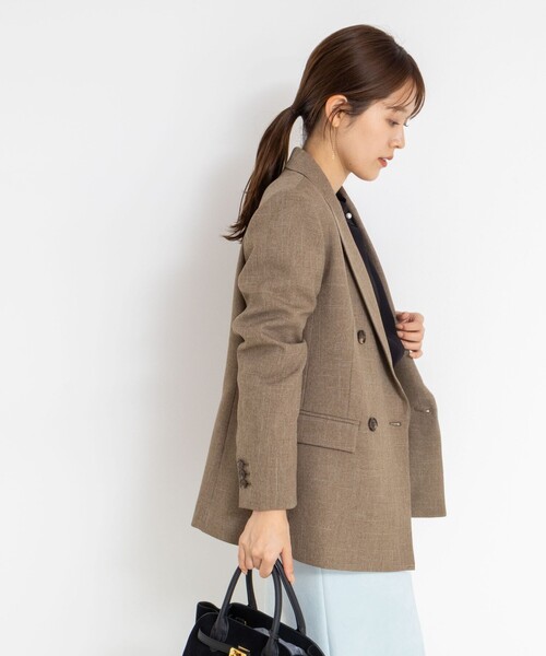 「NOLLEY'S Sophi」 テーラードジャケット 34 オリーブ レディースの画像