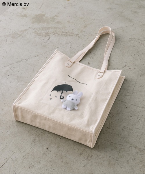 「Miffy」 トートバッグ FREE ライトグレー レディース_画像3