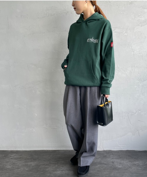 「Manhattan Portage」 プルオーバーパーカー X-LARGE ブラック レディース_画像7