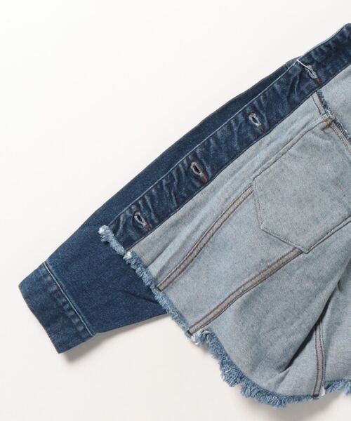 「CIMARRON」 デニムジャケット MEDIUM ブルー レディース_画像3
