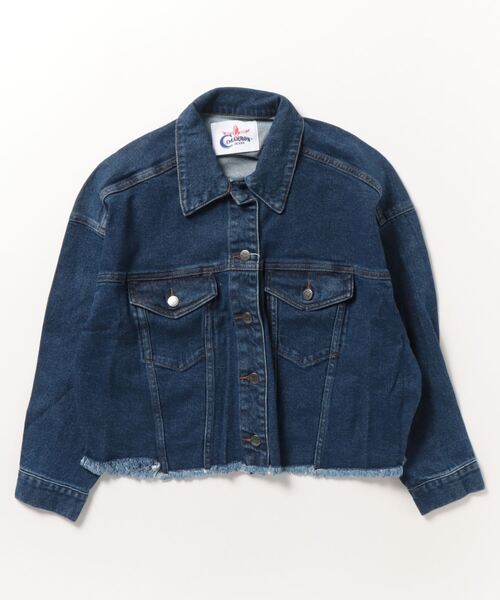 「CIMARRON」 デニムジャケット MEDIUM ブルー レディース_画像4