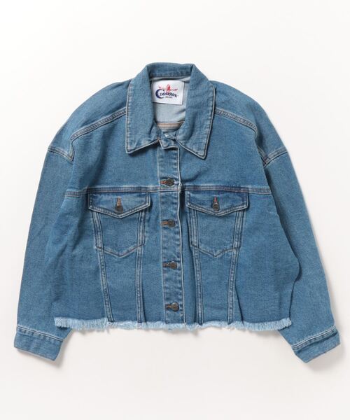 「CIMARRON」 デニムジャケット MEDIUM ブルー レディース_画像5