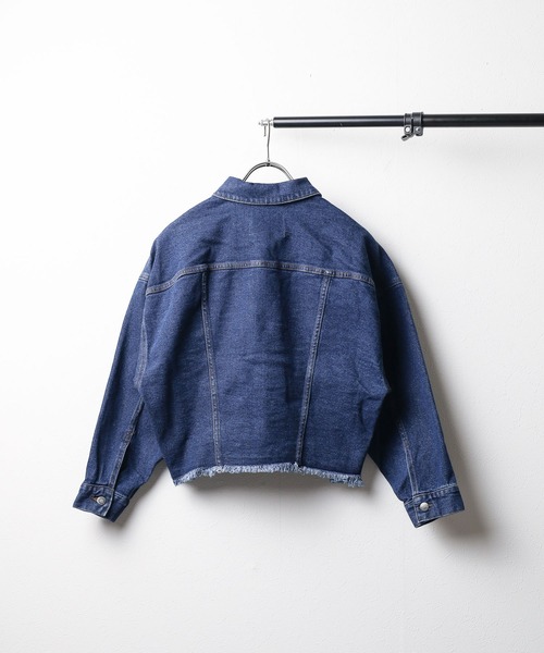 「CIMARRON」 デニムジャケット MEDIUM ブルー レディース_画像6