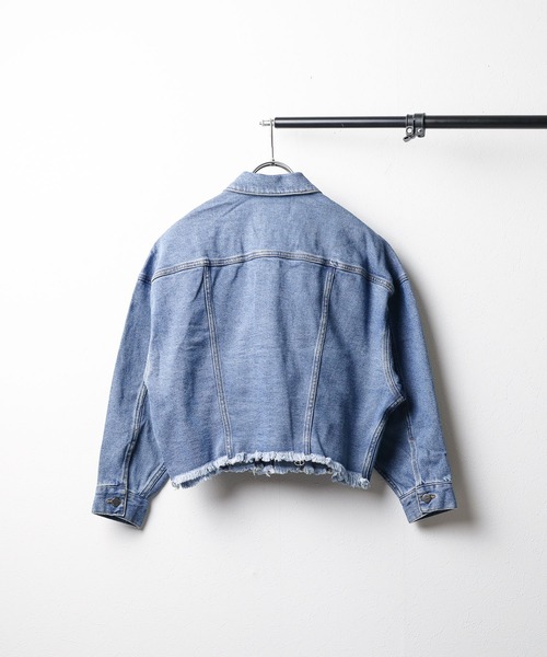 「CIMARRON」 デニムジャケット MEDIUM ブルー レディース_画像7