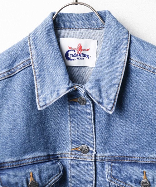 「CIMARRON」 デニムジャケット MEDIUM ブルー レディース_画像8