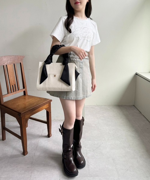 「one after another NICE CLAUP」 ハンドバッグ FREE ピンク レディース_画像7