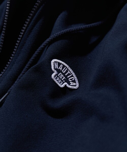 「NAUTICA」 ジップアップパーカー X-LARGE グレー メンズ_画像2