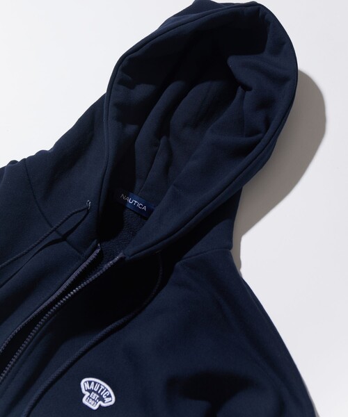 「NAUTICA」 ジップアップパーカー X-LARGE グレー メンズ_画像4