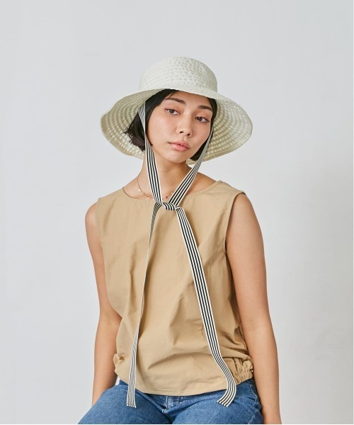 「Chapeau d' O」 ハット M/57.5cm ブラック レディース_画像5