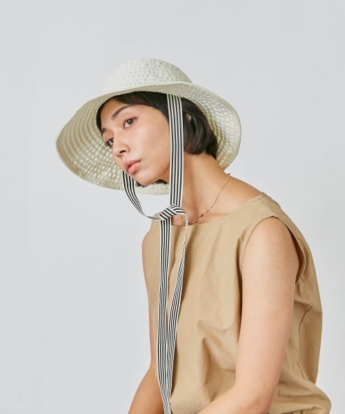 「Chapeau d' O」 ハット M/57.5cm ブラック レディース_画像6