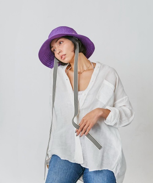 「Chapeau d' O」 ハット M/57.5cm ブラック レディース_画像9