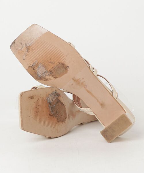 「INTER-CHAUSSURES」 ミュール 38 ライトベージュ レディース_画像3