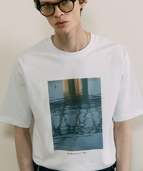 「LURAKU」 半袖Tシャツ MEDIUM ホワイト メンズ_画像7