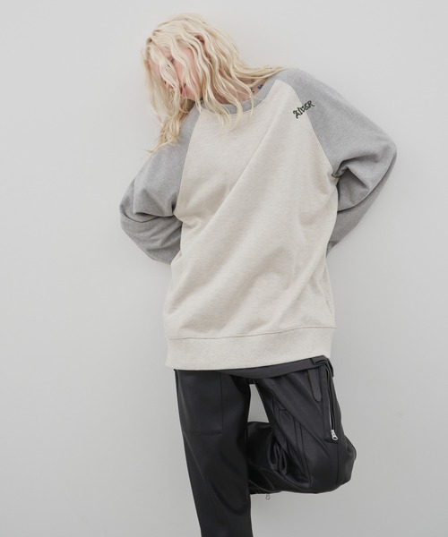 「AIVER」 スウェットカットソー LARGE ブラック系その他 メンズ_画像3