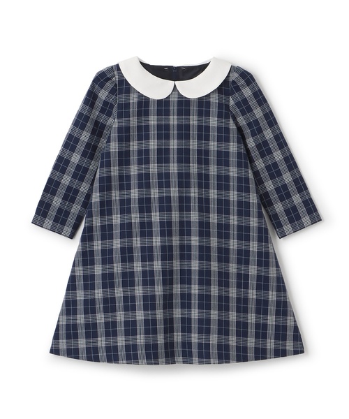 「petit main」 「KIDS」長袖ワンピース 120cm ネイビー キッズ_画像5