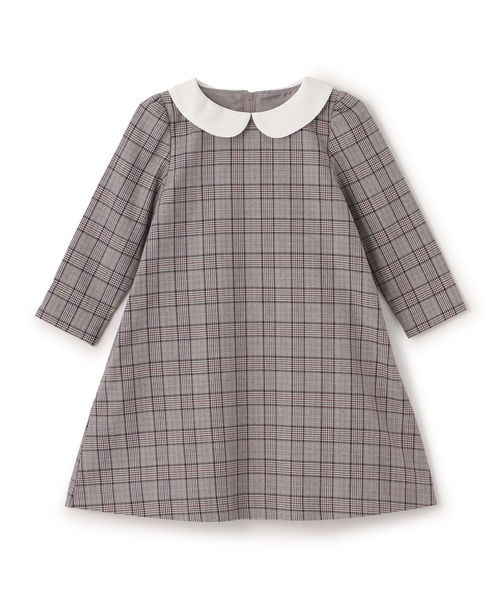 「petit main」 「KIDS」長袖ワンピース 120cm ネイビー キッズ_画像6
